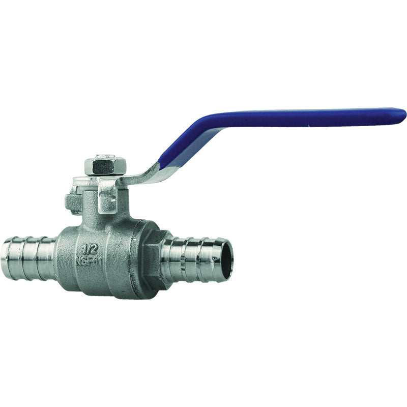 Plumbeeze 1/2 In. Stainless Steel PEX Ball Valve