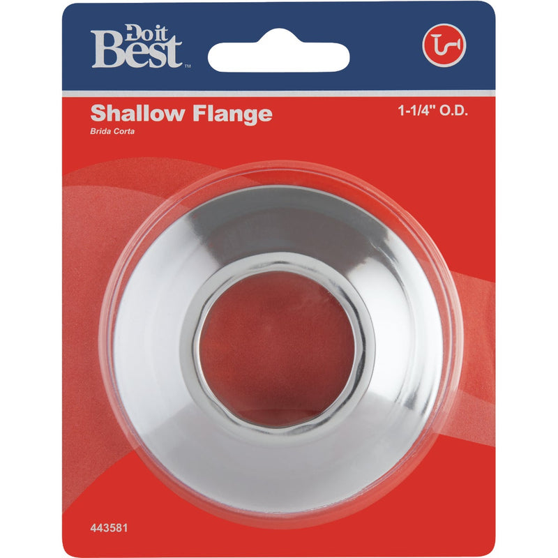 Do it Best 1-1/4 In. OD Shallow Flange, Chrome