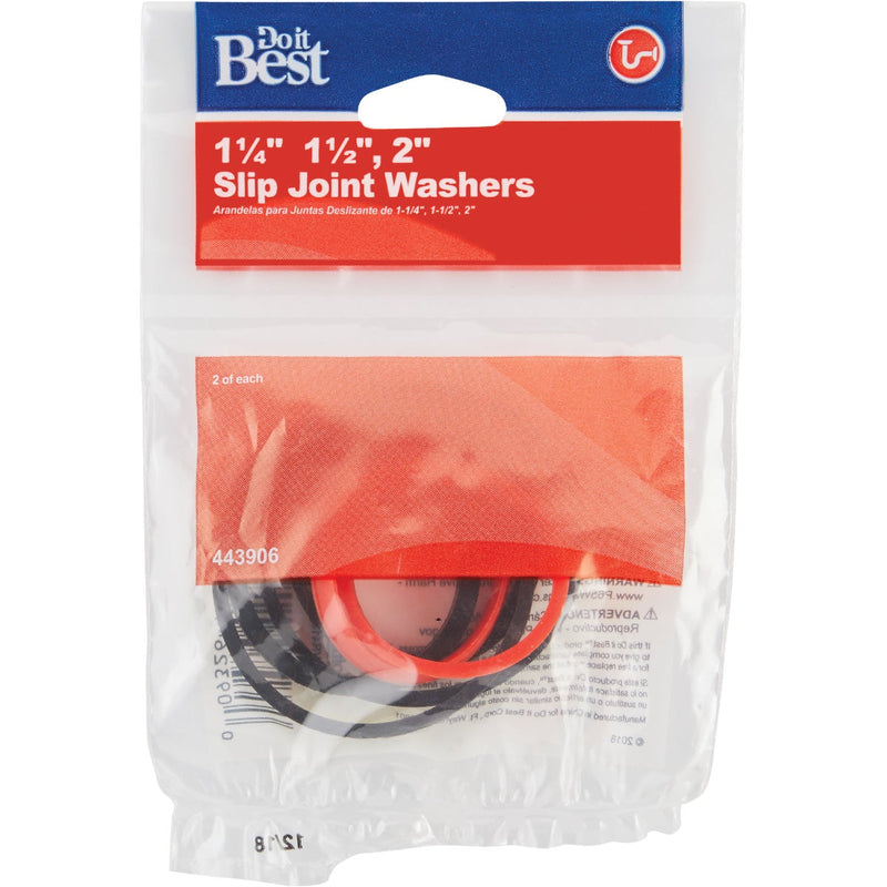 Do it Best Assorted Rubber Slip Joint Washers (6-Pack)