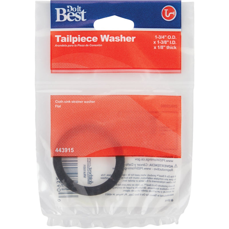 Do it Best 1-3/4 In. x 1-3/8 In. Black Rubber Slip Joint Washer