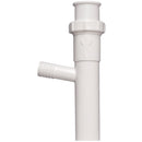Keeney 1-1/2 In. x 8 In. 5/8 In. White Dishwasher Tailpiece