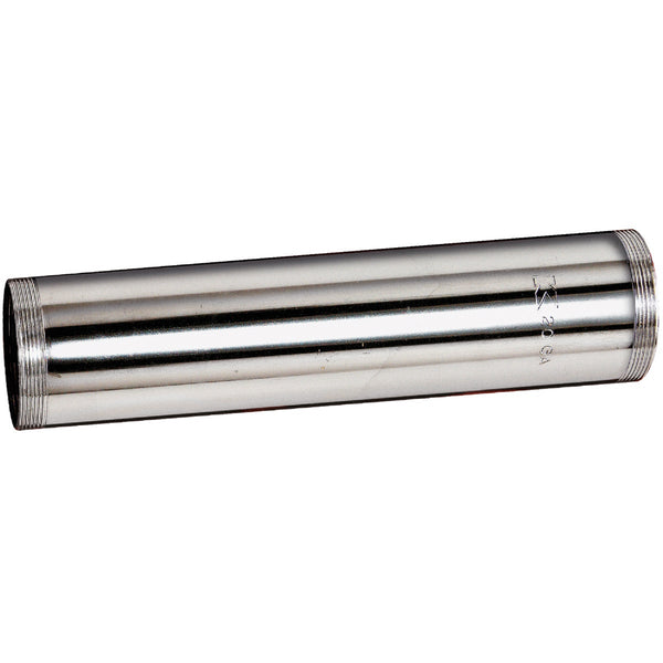 Keeney 1-1/2 In. x 6 In. Chrome Plated Threaded Tube