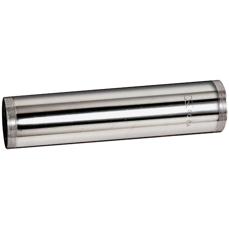 Keeney 1-1/4 In. x 6 In. Chrome Plated Threaded Tube
