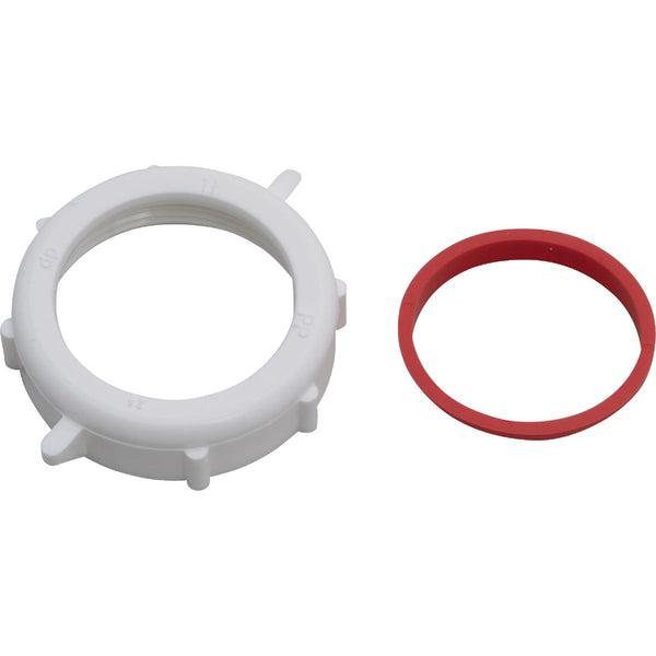 Keeney 1-1/2 In. x 1-1/2 In. White Plastic Slip Joint Nut