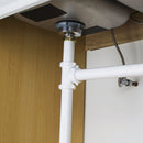 Keeney 1-1/2 In. White Polypropylene Three-Way Coupling Tee