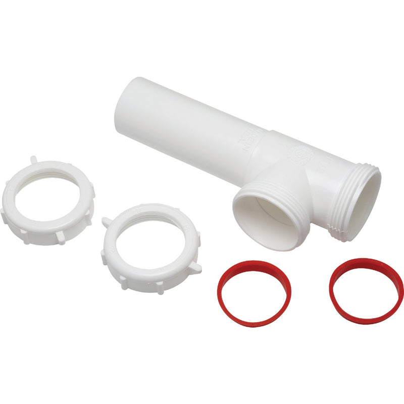 Keeney 1-1/2 In. White Polypropylene End Outlet Tee