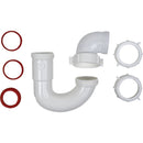 Keeney 1-1/2 In. White Polypropylene Sink Trap with Reducer Washer