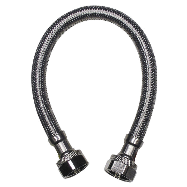 ProLine 1/2 In. F X 1/2 In. F X 96 In. L. Braided Stainless Steel Faucet Supply Line