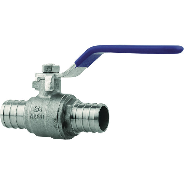 Plumbeeze 3/4 In. Stainless Steel PEX Ball Valve