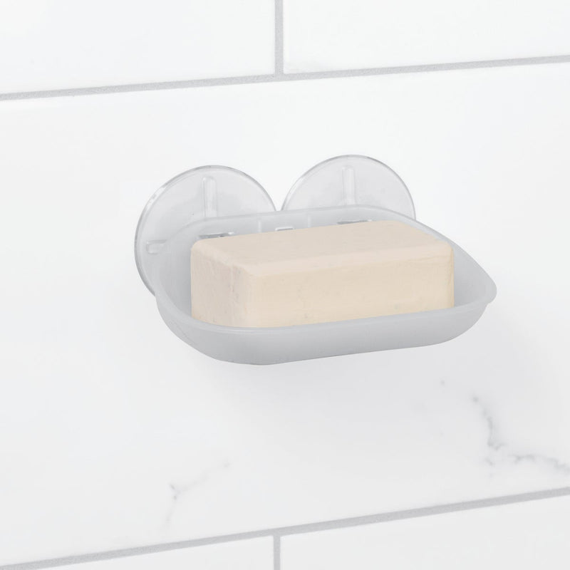 Zenith Zenna Home Frosted Finish Suction Soap Dish