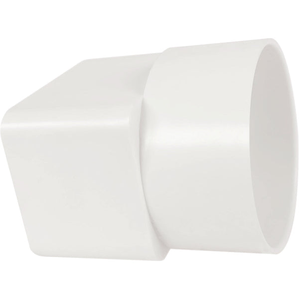 IPEX 2 In. x 3 In. x 3 In. Sewer and Drain White Styrene Downspout Adapter