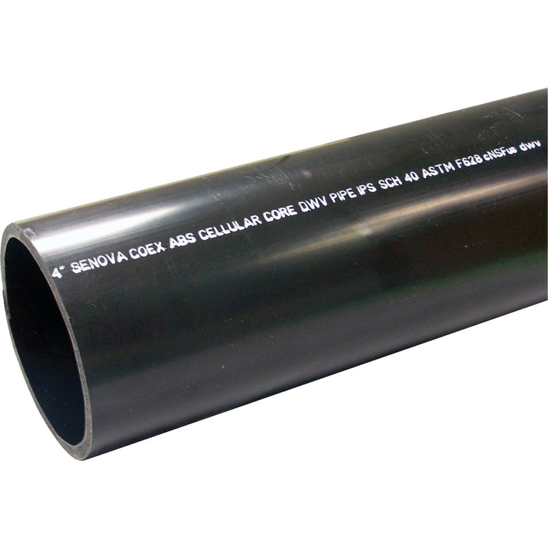Charlotte Pipe 2 In. x 5 Ft. ABS DWV Pipe