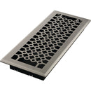 Imperial San Francisco 4 In. x 12 In. Brushed Nickel Steel Floor Register