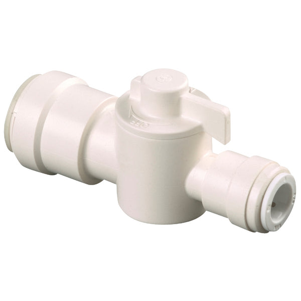 Watts 1/4 In. CTS X 1/2 In. QC Plastic Plastic Push Valve