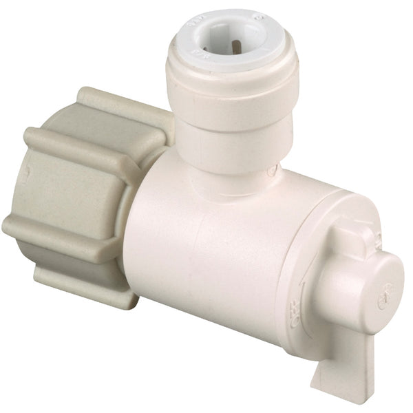Watts 1/2 In. FPT X 1/4 CTS Quick Connect Stop Angle Valve
