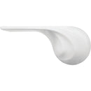 Korky StrongARM Universal White Tank Lever with Wave Style Handle