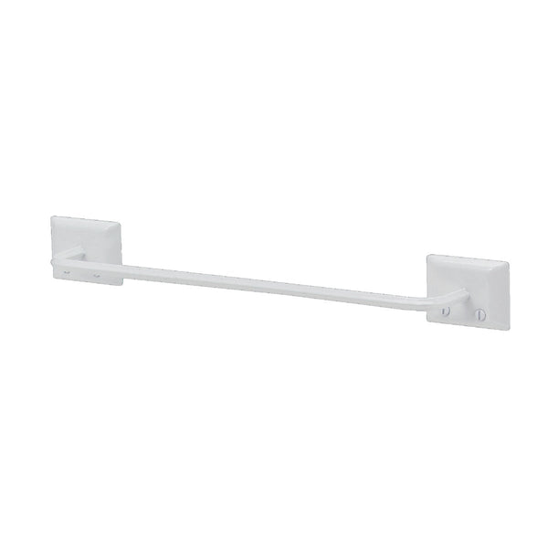 Decko Diamond Bar Design 12 In. White Towel Bar