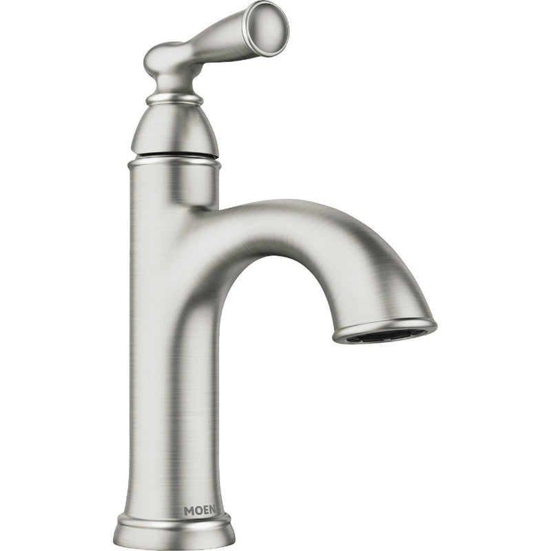 Moen Banbury 1-Handle Lever Centerset Bathroom Faucet, Spot Resist Brushed Nickel