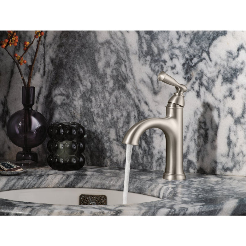 Moen Banbury 1-Handle Lever Centerset Bathroom Faucet, Spot Resist Brushed Nickel