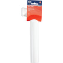 Do it Best 1-1/4 In. x 7 In. White Plastic Wall Tube