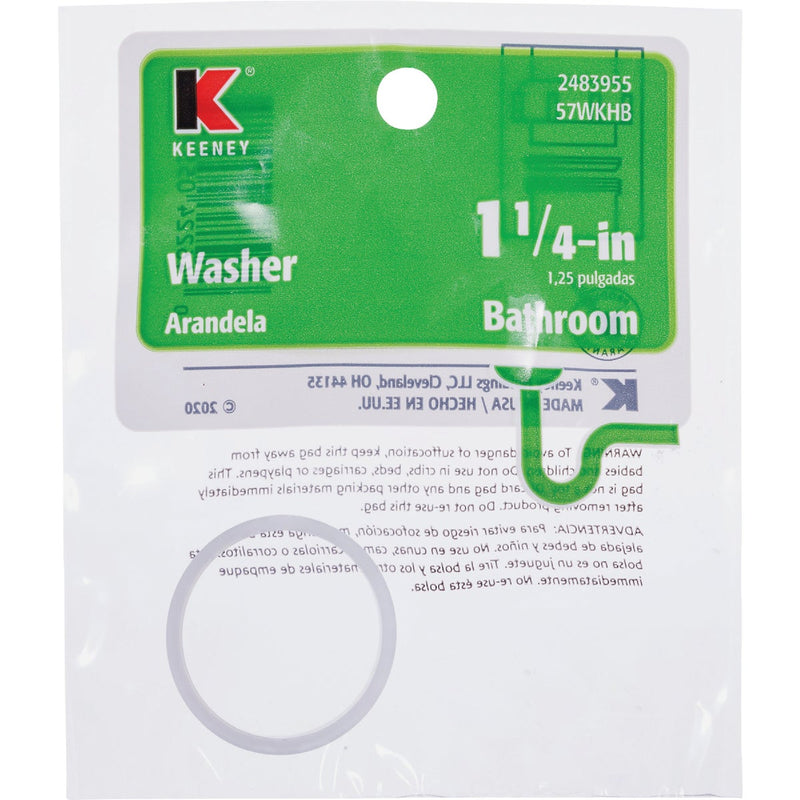 Keeney 1-1/4 In. Clear Poly Slip Joint Washer