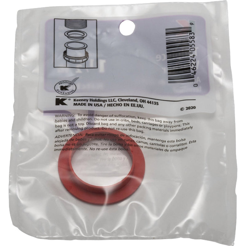 Keeney 1-1/2 In. Clear Poly Slip Joint Washer