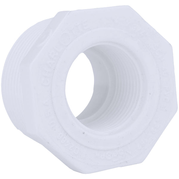 Charlotte Pipe 1-1/4 In. MPT x 3/4 In. FPT Schedule 40 PVC Bushing