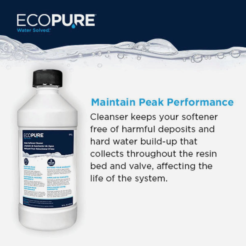 EcoPure 16 Oz. Liquid Water Softener Cleaner