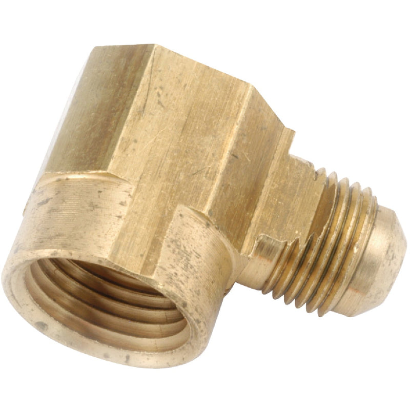 Anderson Metals 1/2 In. x 3/8 In. Female 90 Deg. Flare Brass Elbow (1/4 Bend)