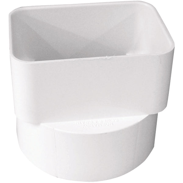 IPEX 3 In. x 4 In. x 4 In. PVC Sewer and Drain Downspout Adapter