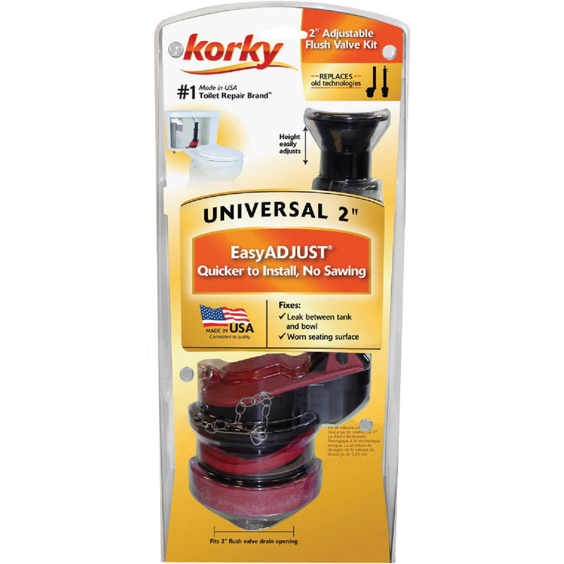 Korky 3 to 5 GPF Flush Valve and Tank To Bowl Gasket Kit