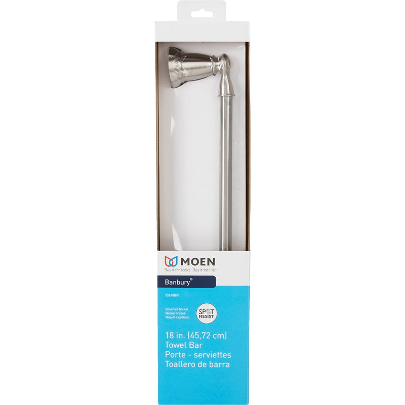 Moen Banbury 18 In. Towel Bar, Brushed Nickel