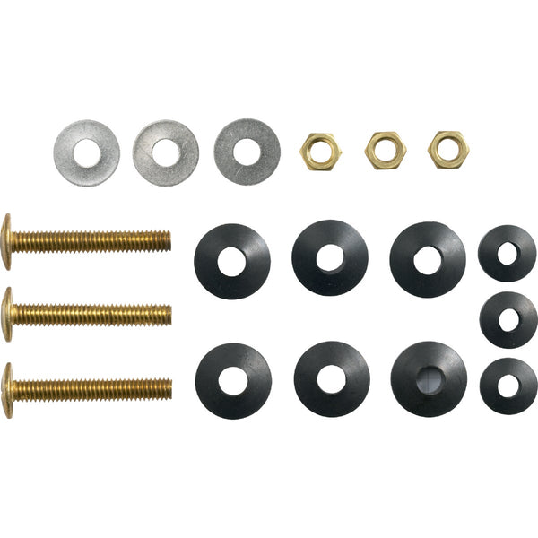 Kohler Genuine Parts 5/16 In. x 3 In. Brass Tank Bolts Assembly Kit