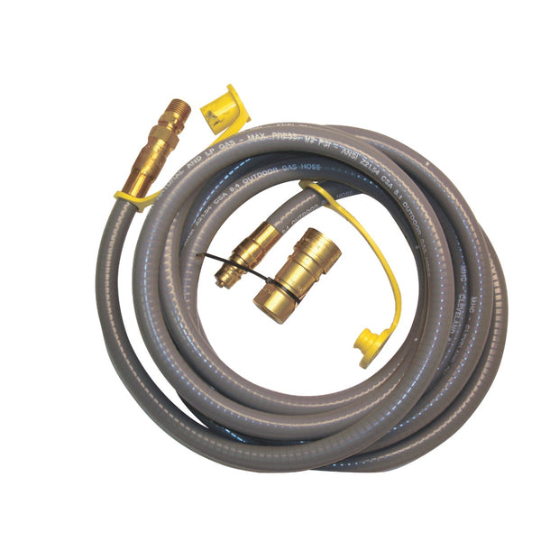 MR. HEATER 12 Ft. 3/8 In. Thermoplastic Natural/Propane Gas Patio Hose Assembly