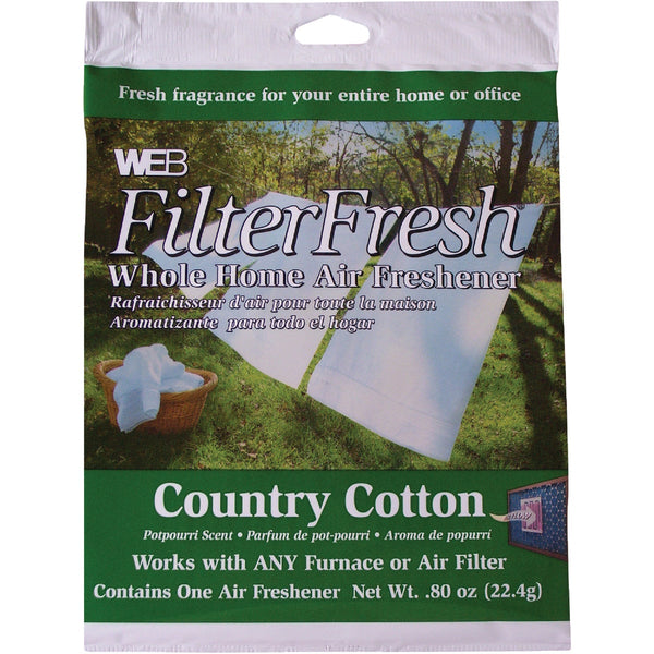 Web FilterFresh Furnace Air Freshener, Country Cotton