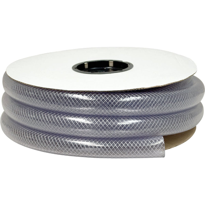 Abbott Rubber 2 In. x 1/2 In. x 50 Ft. Clear T12 Braided PVC Tubing, Bulk Spool