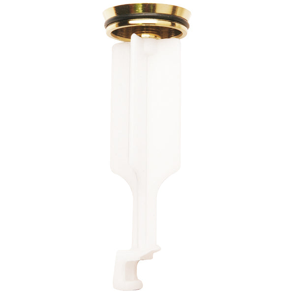 Do it Best 4.09 In. x 1.23 In. Polished Brass Pop-Up Drain Stopper