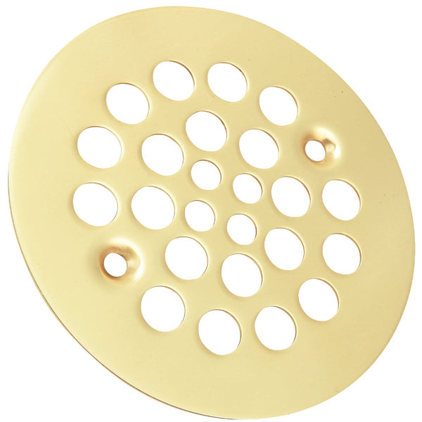 Do it 4-1/4 In. Polished Brass Shower Drain Strainer