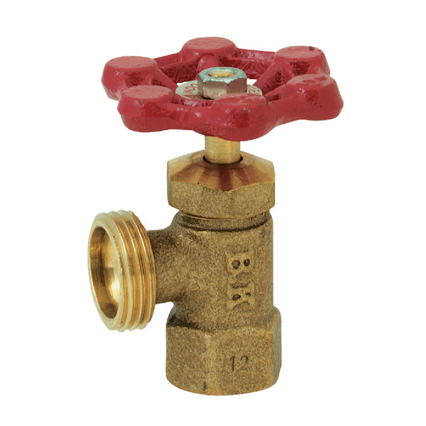 ProLine 1/2 In. FIP x 3/4 In. MHT Brass Boiler Drain