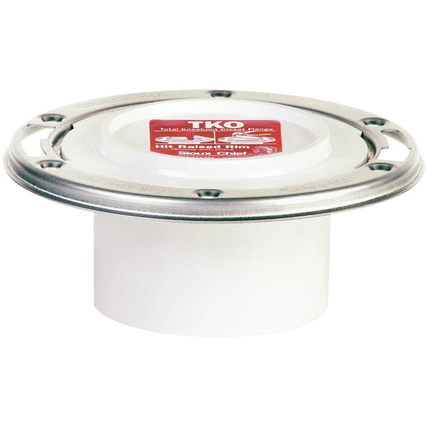 Sioux Chief 4 In.x 3 In. Schedule 40 DWV PVC Closet Flange