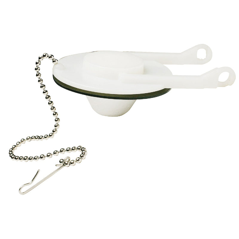 Do it Best Eljer 2 In. Plastic Toilet Flapper with Foam Float and Bead Chain