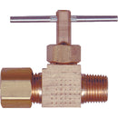 Do it Best 1/8 In. MIP x 1/4 In.OD Brass Straight Tap Valve