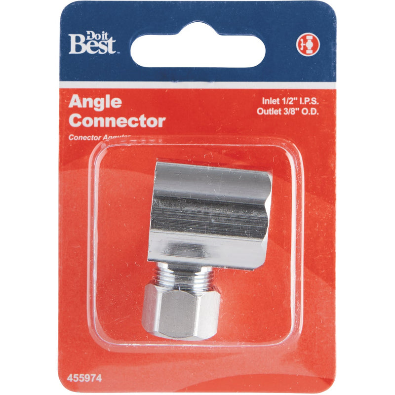 Do it Best 1/2 In. FIP X 3/8 In. OD Angle Connector