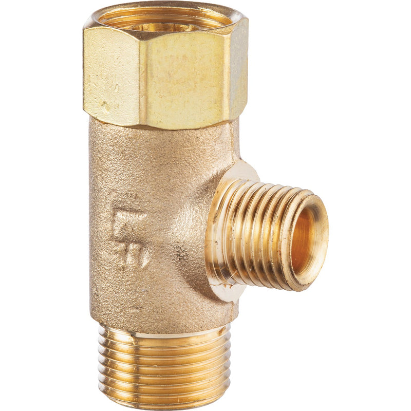 Do it Best 3/8 In. OD Fem x 3/8 In. OD x 1/4 In. OD Brass Extender Tee