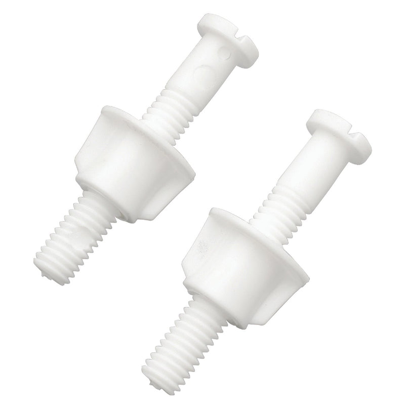 Do it Best 3/8" x 2-1/2" White Plastic Toilet Seat Hinge Bolt