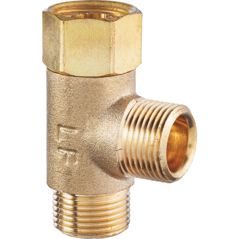 Do it Best 3/8 In. OD Fem x 3/8 In. OD x 3/8 In. OD Brass Extender Tee