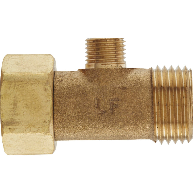 Do it Best 1/2 In. FIP x 1/2 In. MIP x 1/4 In. OD Brass Extender Tee