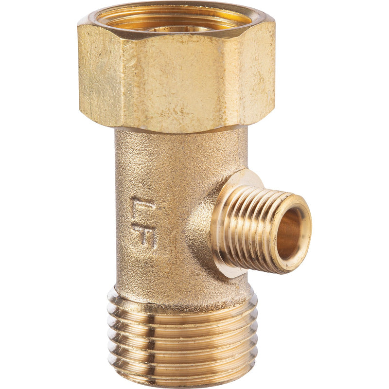 Do it Best 1/2 In. FIP x 1/2 In. MIP x 1/4 In. OD Brass Extender Tee