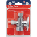 Do it Best 1/2 In. FIP x 3/8 In. OD x 1/4 In. OD Quarter Turn Angle Valve