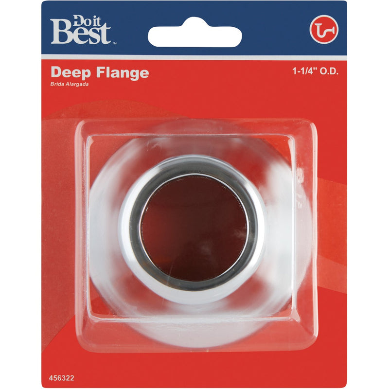 Do it Best 1-1/4 OD Chrome Plated Bell Flange
